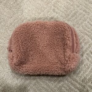 Pink Sherpa Fanny pack